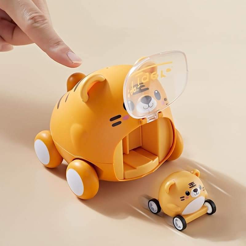 Cartoon Car for Babies Ejection Toy DK-311HC