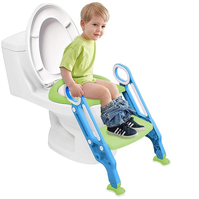 Froggie Commode Seat with Step PT-ABC