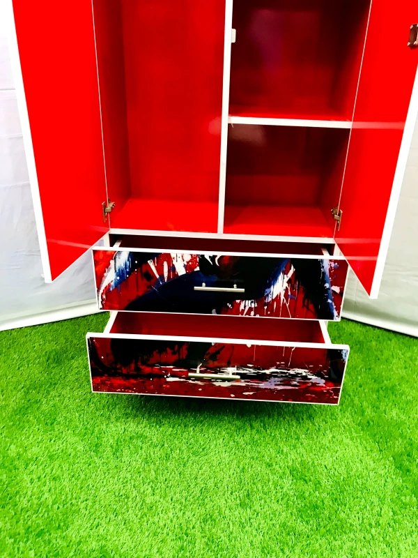 Spiderman Wadrobe 2 Doors Double Drawers