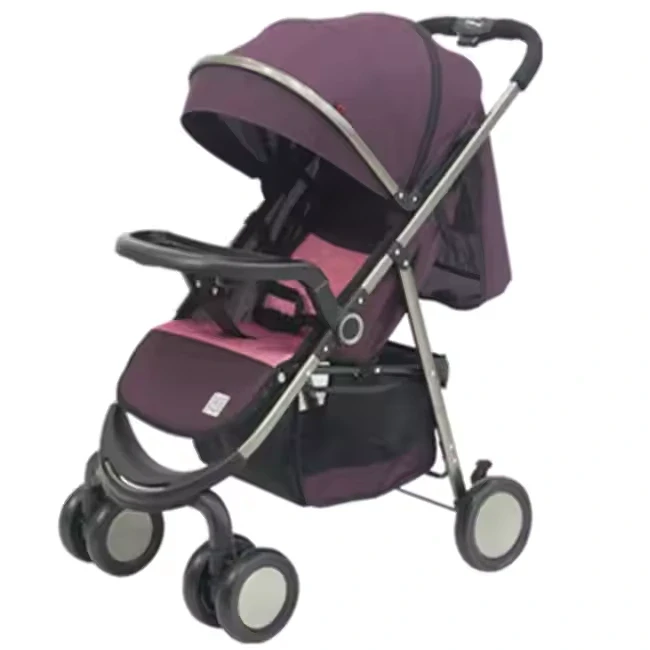 BIWEI Luxury Baby Stroller Trolley – Lightweight, Foldable, 4-Wheel Push Chair for 0–3 Years