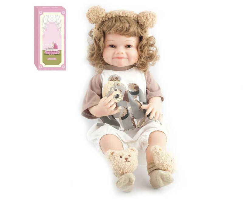 Silicone Baby Doll Girl DL-2801-64AD