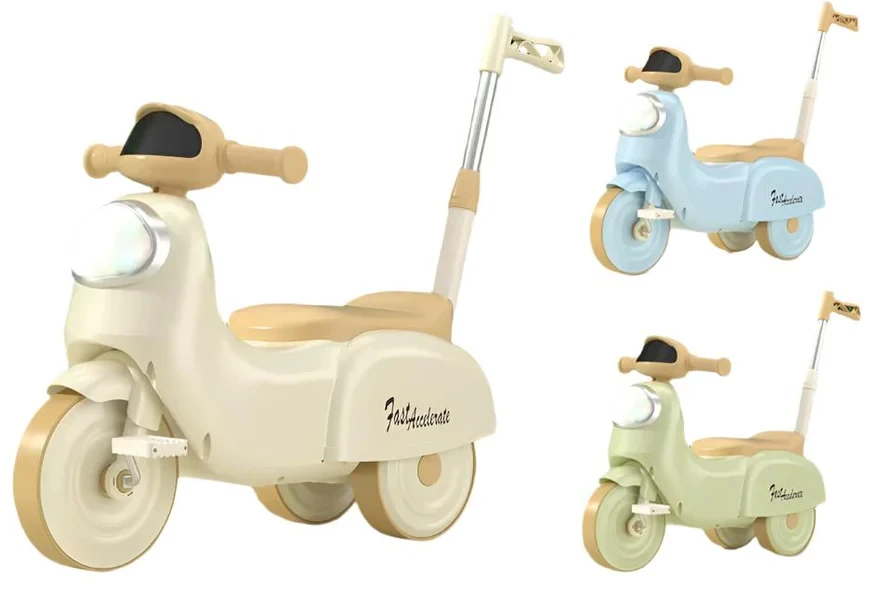 Fast Accelerate Tricycle with Push Handle for Kids in Pakistan (1–4 Years)