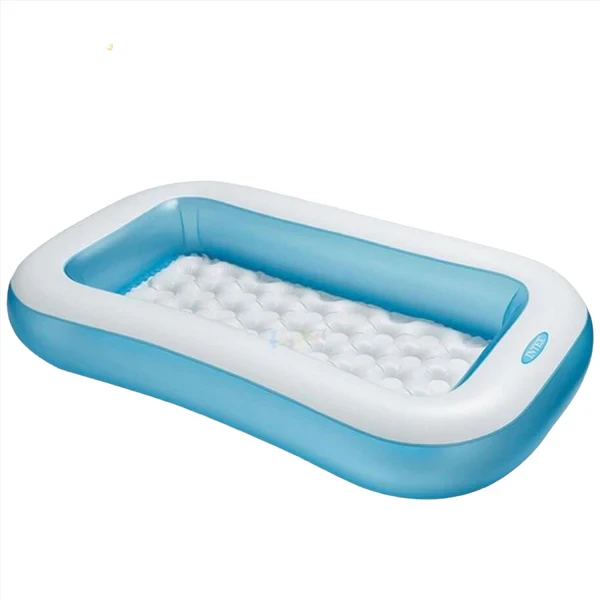 Intex Rectangular Baby Pool | 5 Feet+ x 3 Feet+ x 0.5 Feet