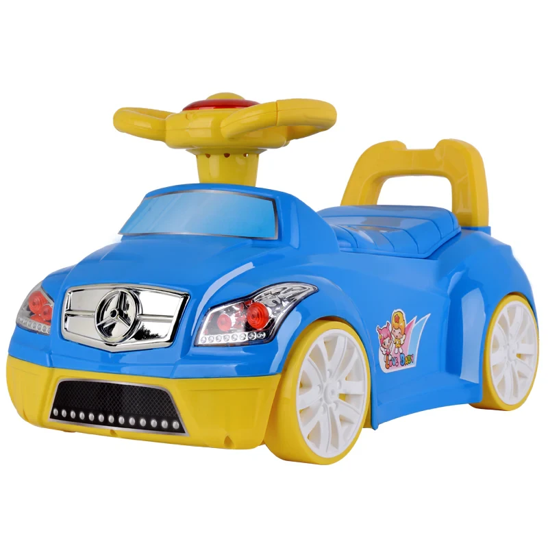 Kids Potty Seat with Wheels – Cartoon Ride-On Toilet Trainer for Toddlers