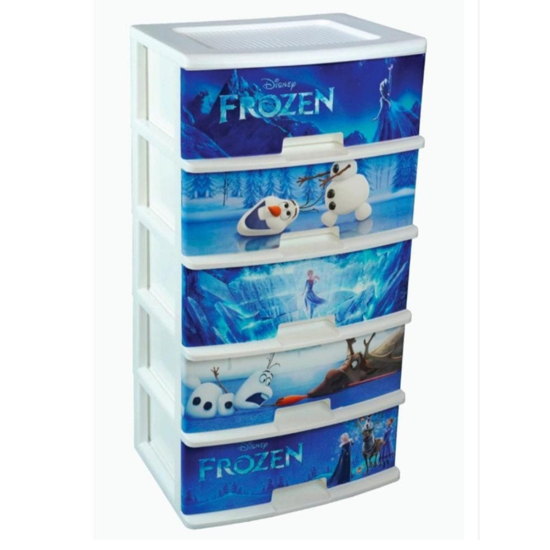 Frozen Plastic Drawer Box  5 Drawer