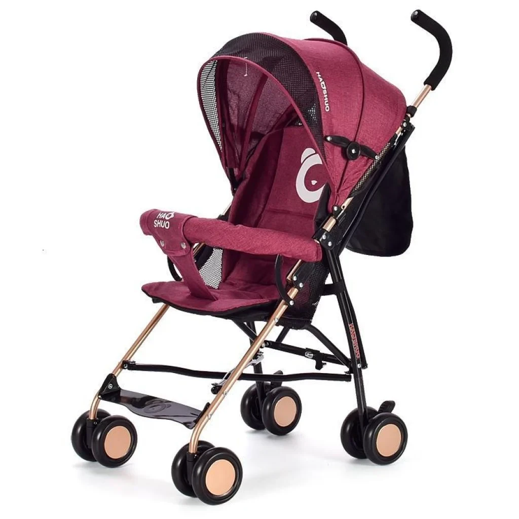 Bton 8012s Reversible Handle Baby Stroller – 3-Position Reclining with Front Tray