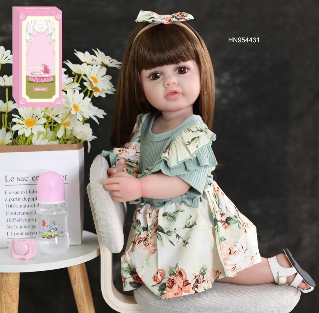 Silicone Baby Doll Girl DL-2801-107AD