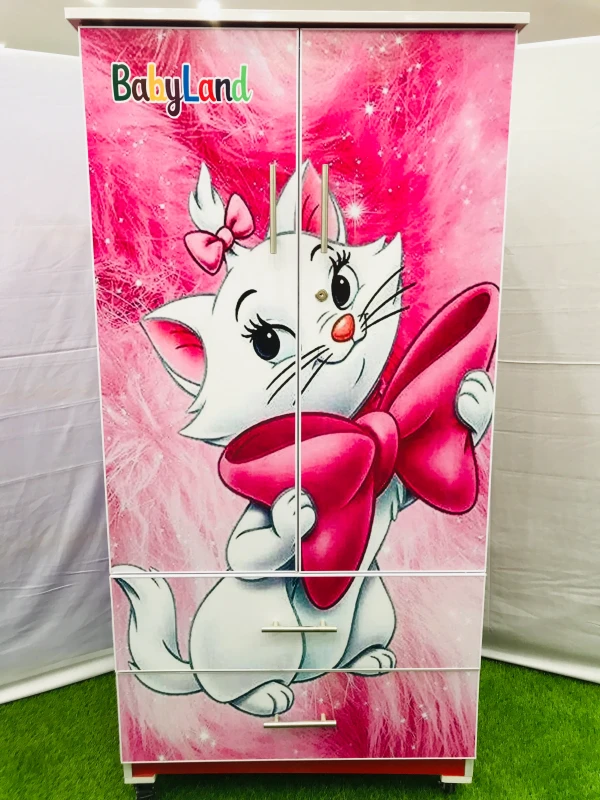Kitty  Wadrobe 2 Doors Double Drawers